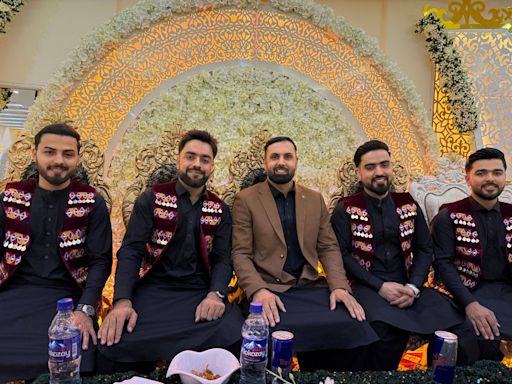 Afghan cricket star Rashid Khan’s surreal wedding photos without bride go viral