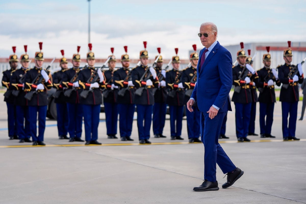 Biden will seek to contrast with Trump’s ‘suckers and losers’ veterans slur during D-Day visit