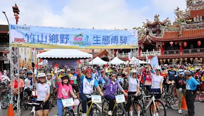 南投推低碳觀光 500單車騎士深度探訪竹山小鎮
