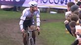 Watch moment cyclist Mathieu van der Poel spits into crowd who jeered him