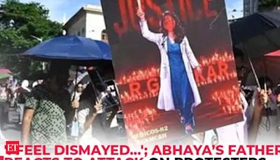 Kolkata Sagore Dutta Hospital : 'I feel dismayed…'; Abhaya’s Father reacts to attack on protesters