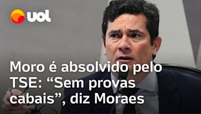 Sergio Moro é absolvido pelo TSE por unanimidade e com aval de Moraes: 'Não há provas cabais'