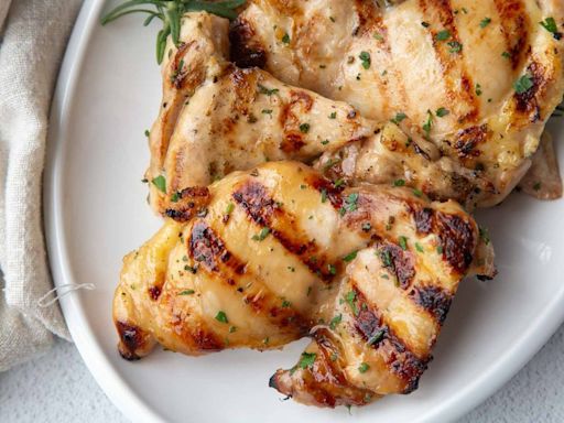 Whiskey-Maple Grilled Chicken Thighs Recipe