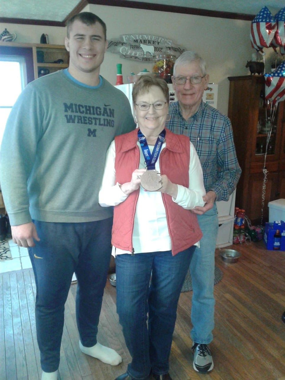 'We're so proud of him': Cheboygan residents cheering on grandson, Olympian Adam Coon