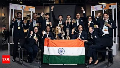 The Budapest Gambit: How India outplayed the world to win double gold at Chess Olympiad | Chess News - Times of India