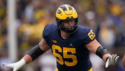 Browns’ No. 85 pick Zak Zinter of Michigan is forever linked with No. 52 pick Michael Hall Jr. because of broken leg in OSU game