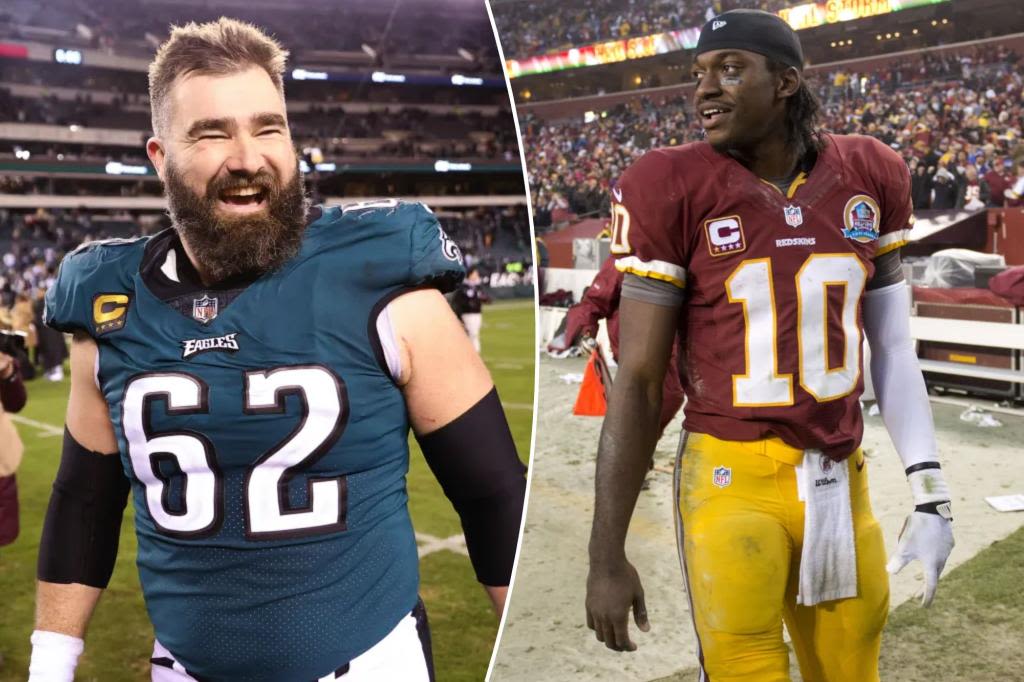 Robert Griffin III out on ‘Monday Night Football’ pregame as ESPN officially adds Jason Kelce