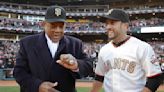 Tributes to Willie Mays pour in as mural is unveiled in Alabama