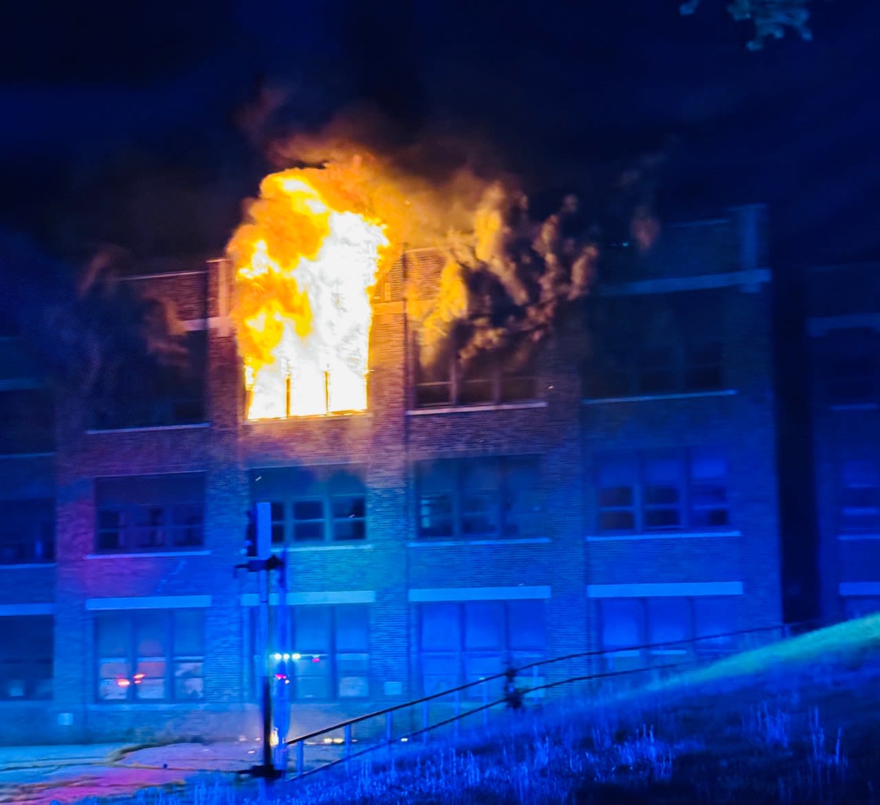 Arson suspected cause of fire at historic Fort Dodge school