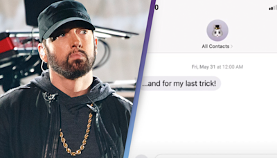 People think they've worked out when Eminem's newest music is coming out