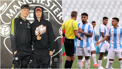 JUEGOS OLÍMPICOS: la FURIOSA reacción del hermano de Alejandro Garnacho tras la derrota de Argentina ante Marruecos