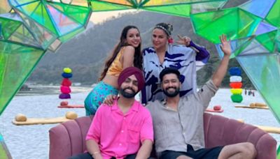 'Many Moods' Of Vicky Kaushal, Triptii Dimri and Ammy Virk. Courtesy: Neha Dhupia - News18