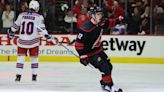 Rangers' playoff unbeaten streak ends with Game 4 loss to Hurricanes