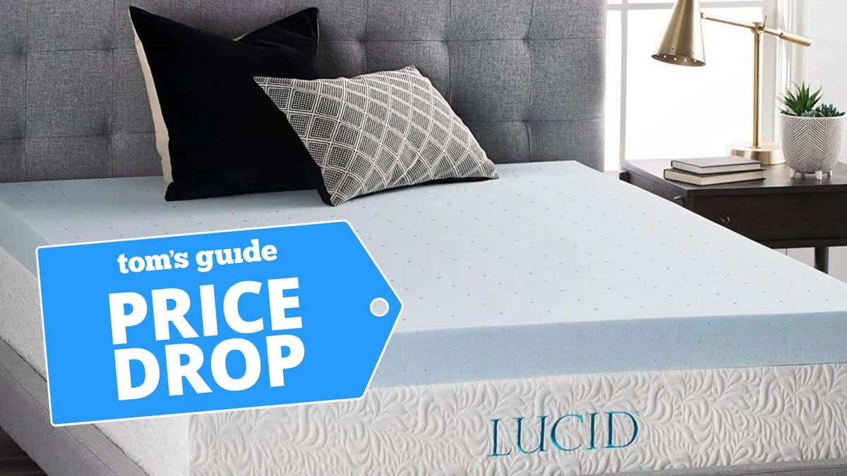 Quick! Lucid are selling their budget cooling mattress topper for just $28 in 1-day flash sale