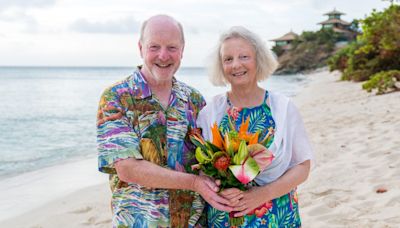 Richard Branson marries Alan Bates and partner of 34 years on private Caribbean island