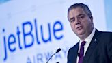 JetBlue CEO says he’s ‘over-hiring’ just to keep staff numbers level after another weekend of airline chaos sees 8,700 U.S. flights delayed or cancelled in a single day