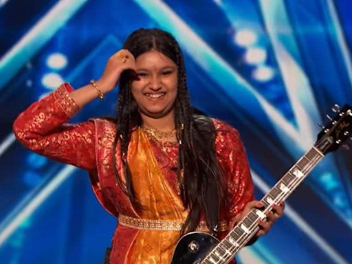 'America's Got Talent' judges caught off guard by 10-year-old girl's heavy metal performance