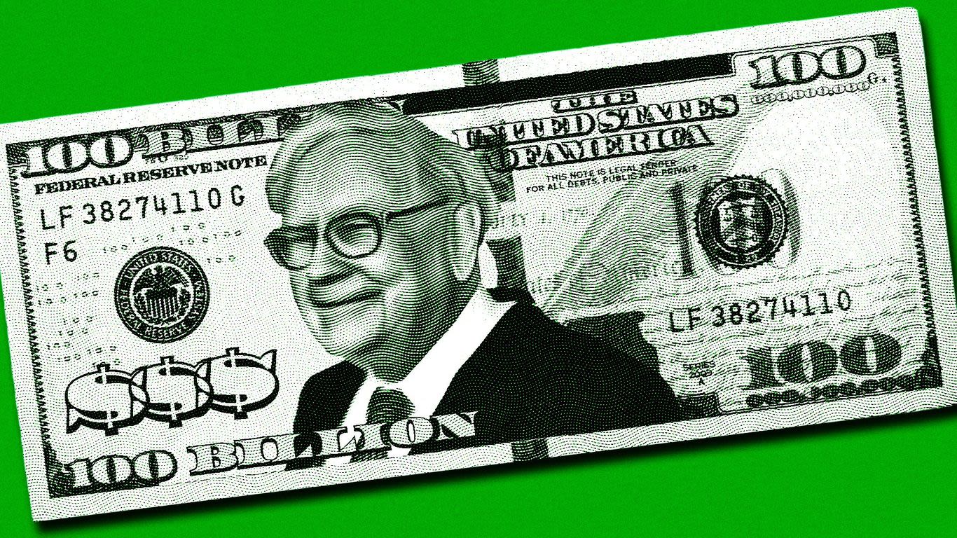 Warren Buffett pledges $100 billion for nothing in particular