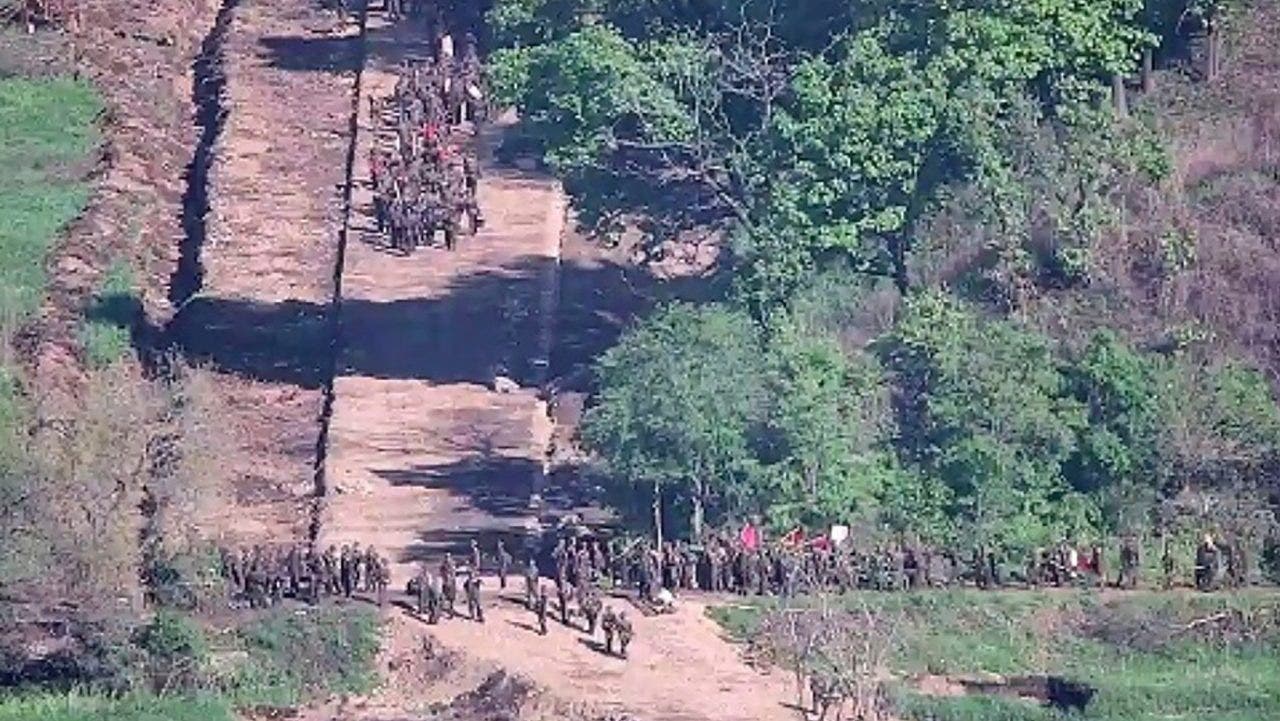 Dozens of North Korean soldiers repeatedly breach forbidden zone with South Korea ahead of Putin visit