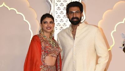 Anant Ambani and Radhika Merchant wedding: Rana Daggubati and wife Miheeka serve major couple goals as they arrive in royal ethnic outfits