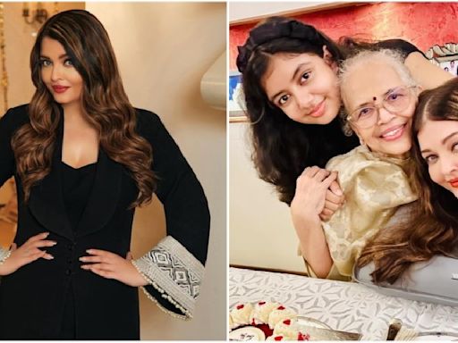 Aishwarya Rai Bachchan drops PICS ft daughter Aaradhya from her mother Brinda’s birthday celebrations