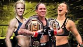 Top 10 female UFC fighters ever ranked from Ronda Rousey to boxer who KO'd her