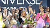 Photos show the emotional moment Miss USA was crowned the winner of Miss Universe