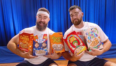 Travis and Jason Kelce have their own breakfast cereal. What to know about the Kelce Mix