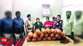 Two Women Arrested for Smuggling 20 kg Ganja from Odisha to Central Chennai | Chennai News - Times of India