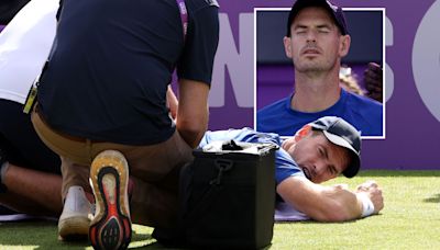 Andy Murray retires hurt at Queen's with fears he's played his final Wimbledon