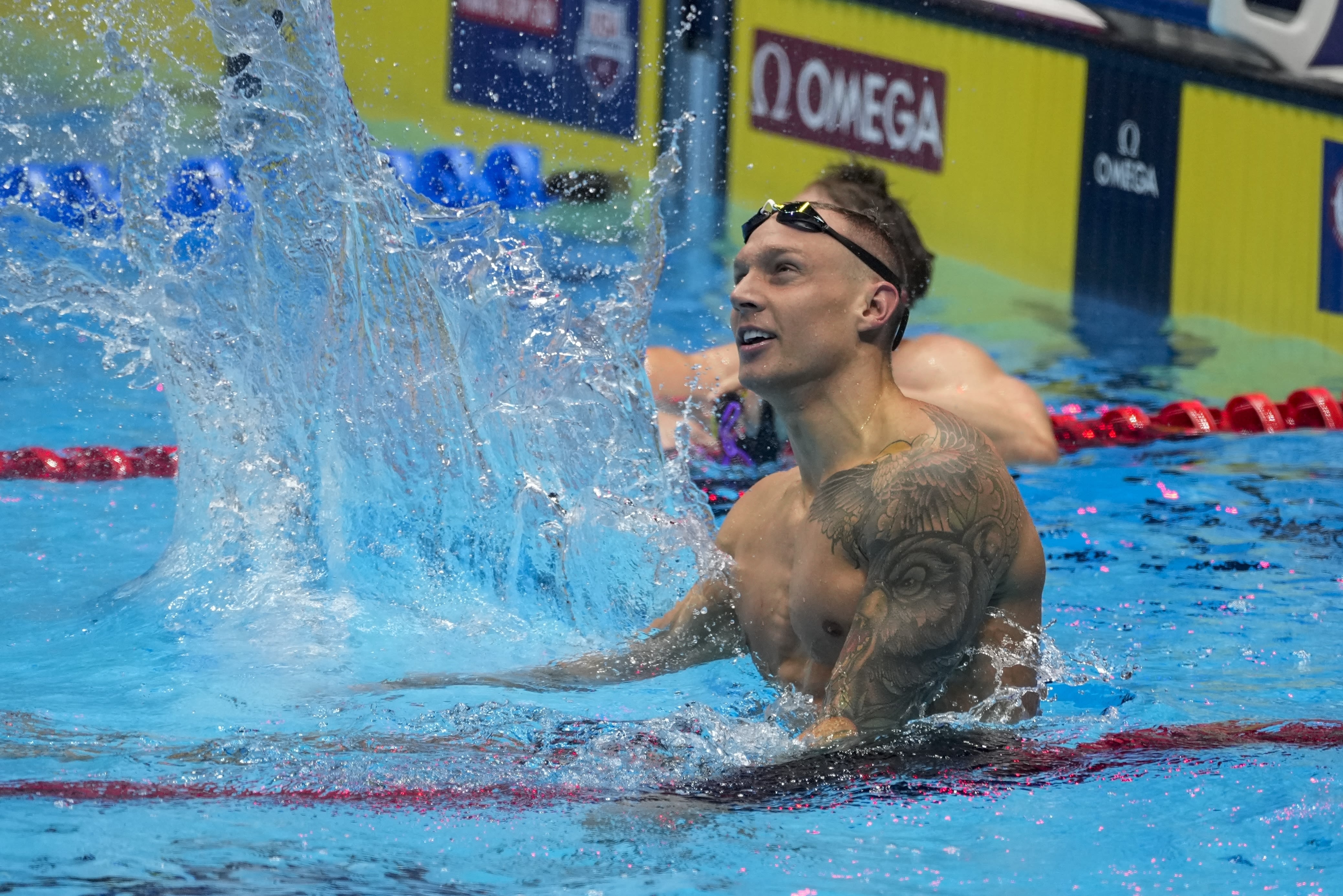 Caeleb Dressel wins the 100 butterfly at the U.S. Olympic swimming trials