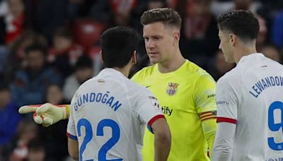 Gundogan y Ter Stegen frenan a Mbappé antes del PSG-Barça