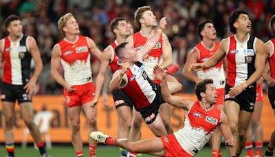Saints rock ladder-leading Swans with nailbiting win