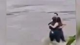 Video: Amigos se abrazan por última vez antes de morir arrastrados por la corriente | Teletica