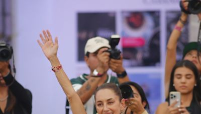 Último viaje electoral de Sheinbaum: "Será un orgullo" ser la primera presidenta de México