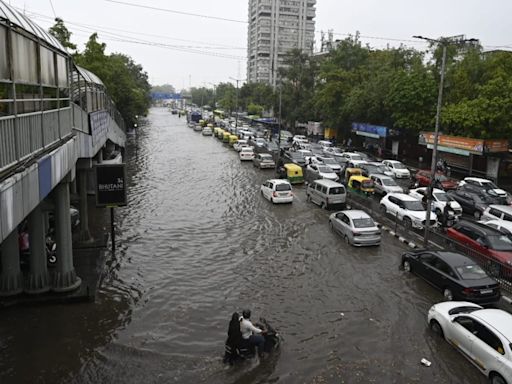 Heavy rain causes waterlogging, traffic woes in Delhi-NCR | See Pics