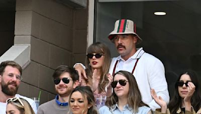 Taylor Swift, Travis Kelce double date with Patrick and Brittany Mahomes at US Open championship