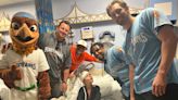 Staten Island FerryHawks spread cheer with surprise visit to young hospital patients