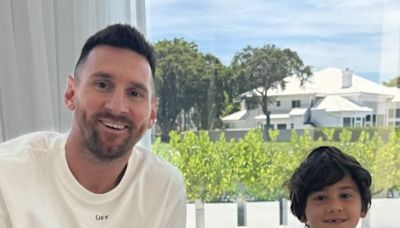 Lionel Messi regresó a su casa, almorzó con su hijo Ciro y todos se sorprendieron con los platos que degustaron