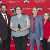 Lindsey Strickland earns Education, Human Services Highest Academic Achievement Award at VSU