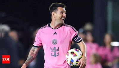 Lionel Messi, Luis Suarez score but Inter Miami held to 3-3 draw against St. Louis City | Cricket News - Times of India