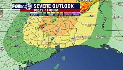 FOX 26 Storm Alert Day: Threats of storms through likely Sunday evening
