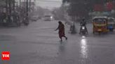 Chennai receives heavy rain; more showers likely this evening | Chennai News - Times of India