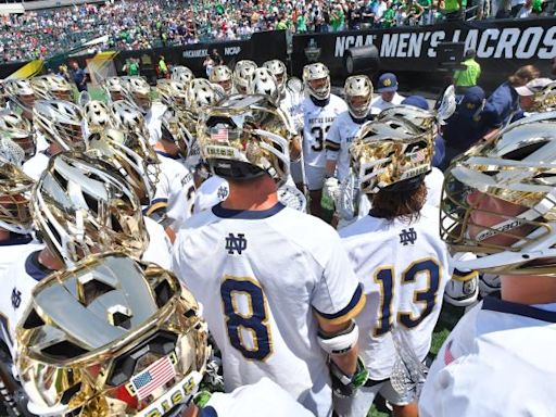 What time is the NCAA men's lacrosse championship today? Channel, TV schedule for Notre Dame vs. Maryland | Sporting News