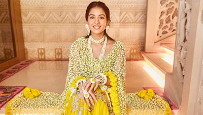 Anant Ambani-Radhika Merchants Haldi: Bride-To-Be Wears Unique Phoolon Ki Chadar Dupatta - PICS