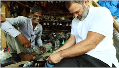 Rs 10 Lakh For Slipper Stitched By Rahul? UP Cobbler Says 'No Thanks', Plans To Frame Them