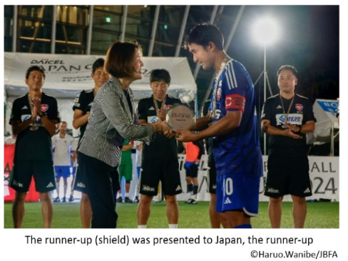 ...for the International Friendly Matches of the Japan Men's National Blind Football Team at the "DAICEL Blind Football Japan ...