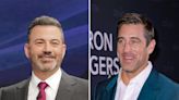 Jimmy Kimmel and Aaron Rodgers’ Feud Timeline: ‘Karen Rodgers’ Joke, Epstein List Claims and More