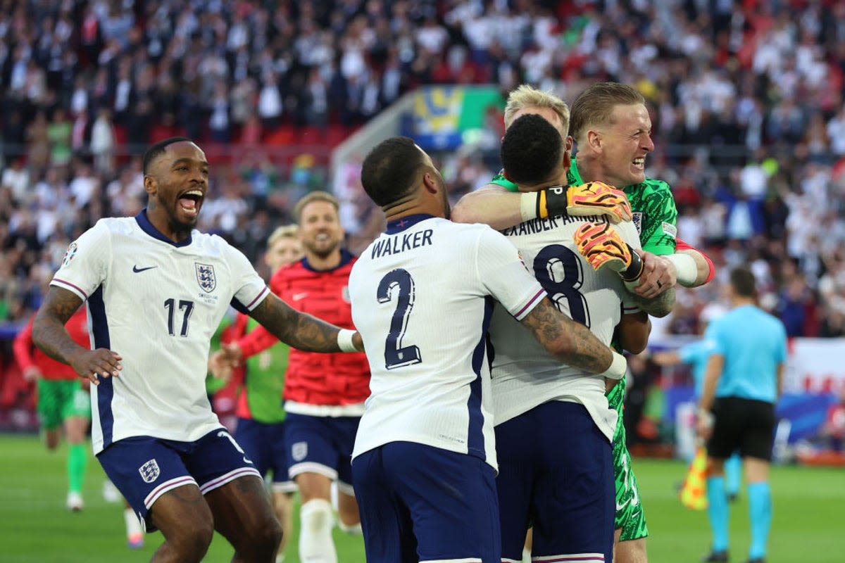 Euro 2024 - live: England reaction and analysis as Gareth Southgate’s side reach semi-finals after penalty heroics