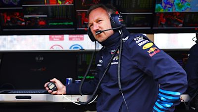 Horner drives Red Bull F1 car as Vettel's stand-in